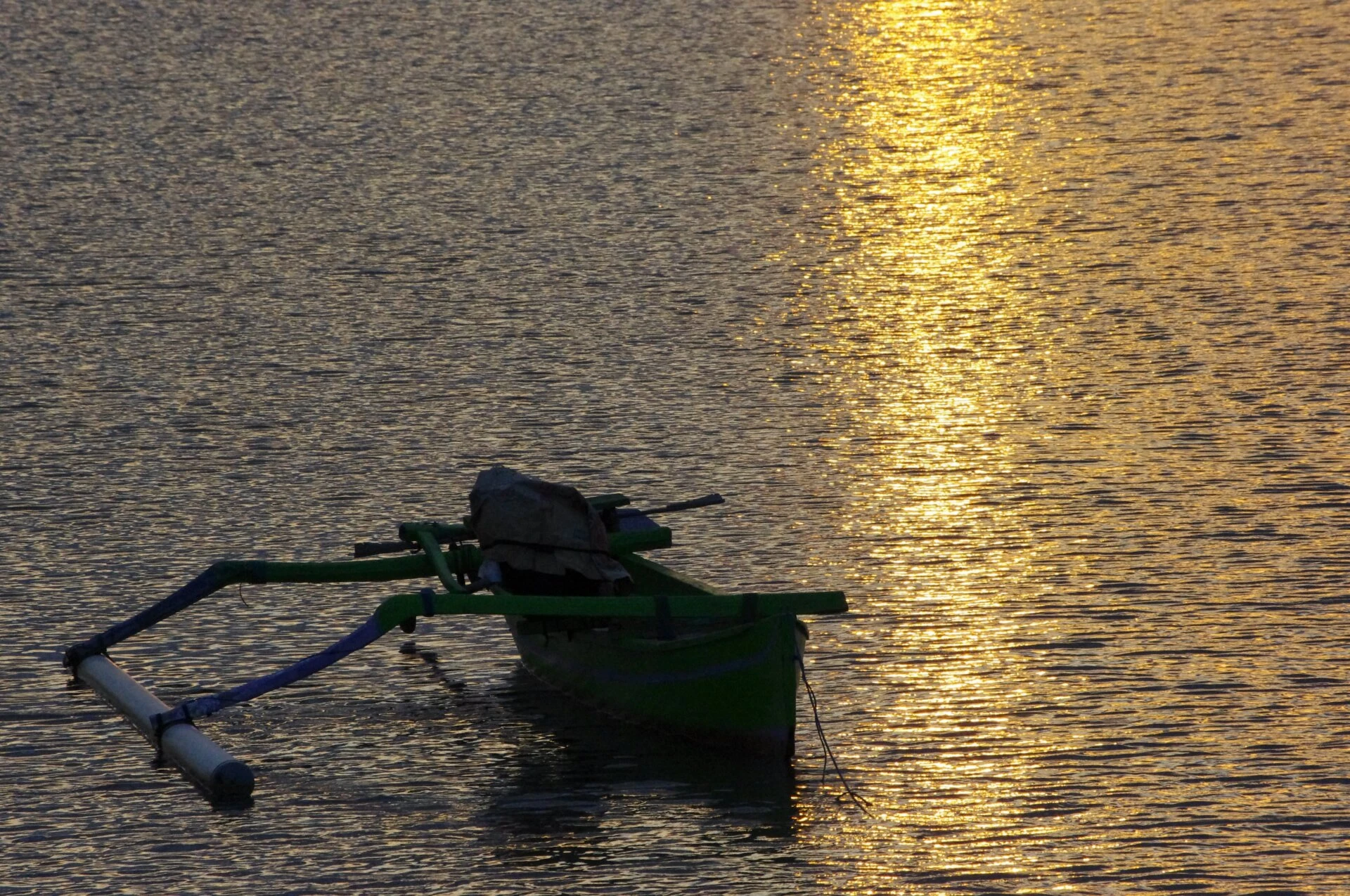 Nightfall on the lake