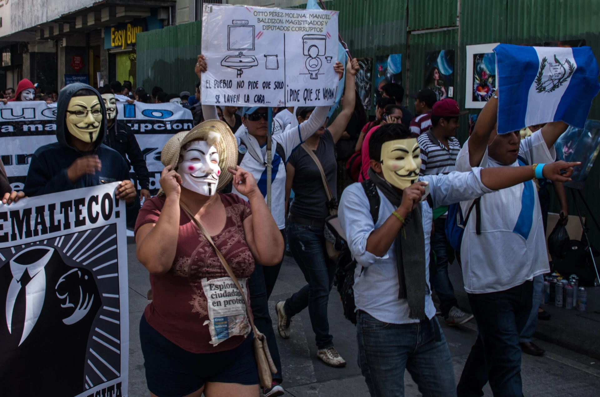 Marcha y rotulos