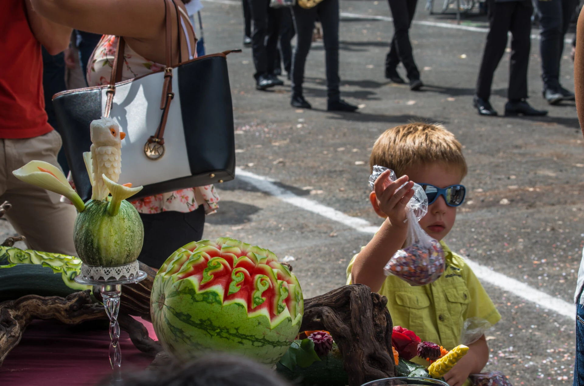 L'enfant aux légumes