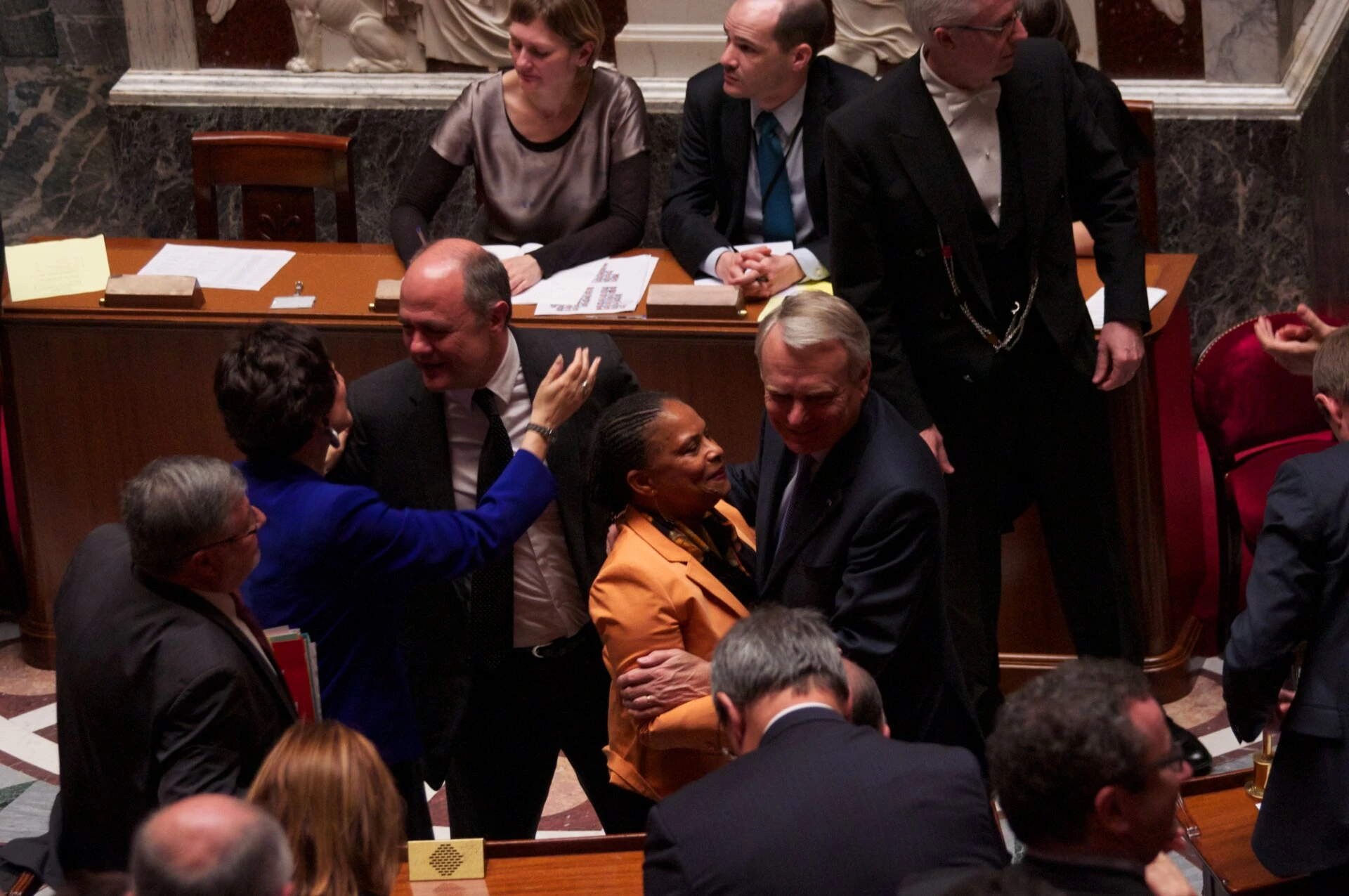 Christiane Taubira et Jean-Marc Ayrault