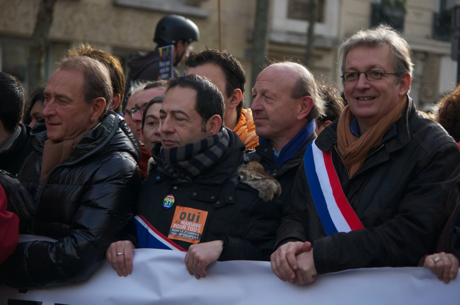 Bertrand Delanoë et Jean-Luc Romero